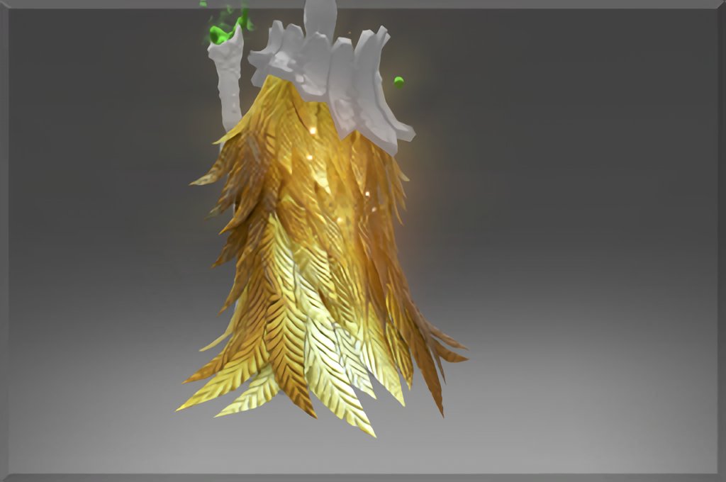 Rubick - Golden Ornithomancer Mantle Of The Benefactor